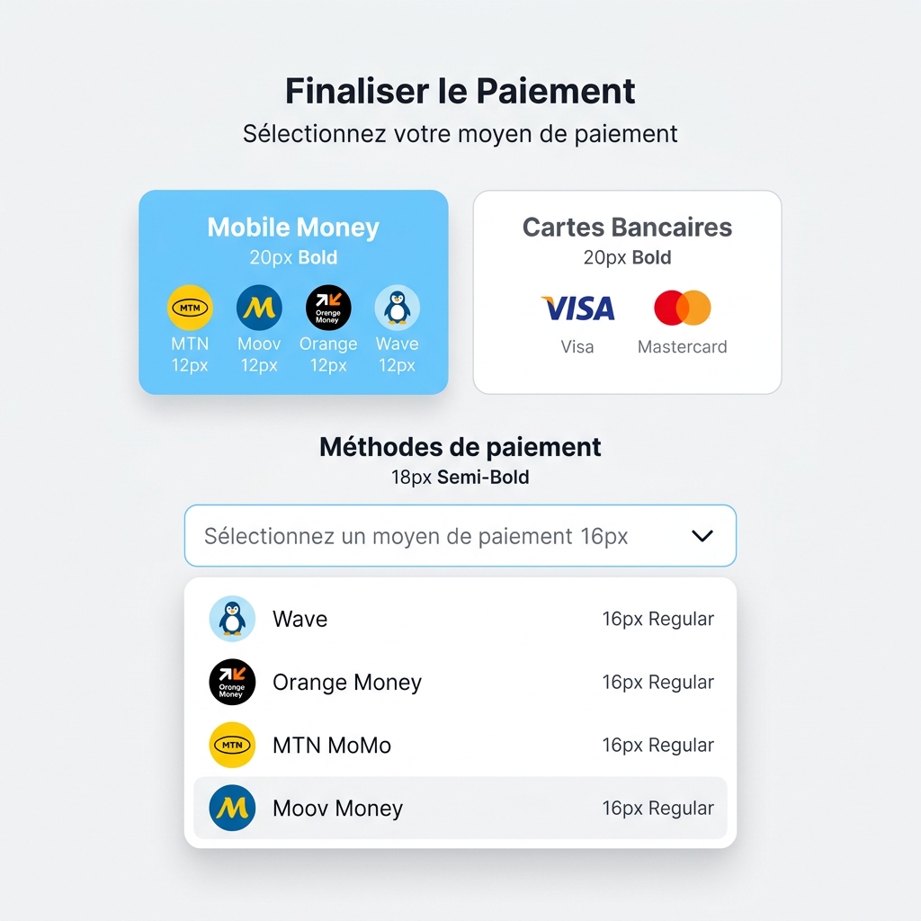 Moyens de paiement